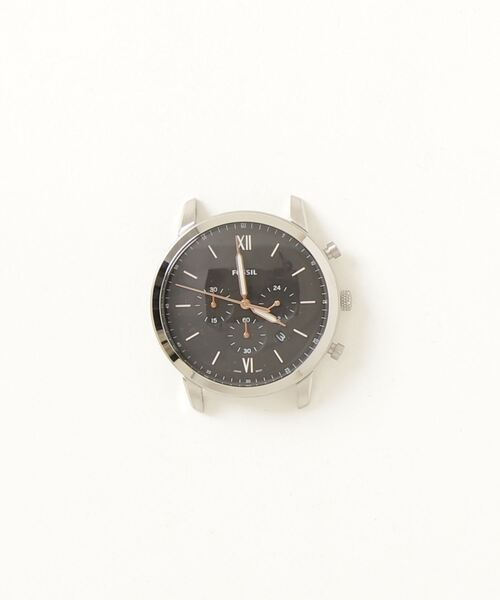 時計 FOSSIL FOSSIL（フォッシル） アナログ腕時計 FREE シルバー×ブラック メンズ