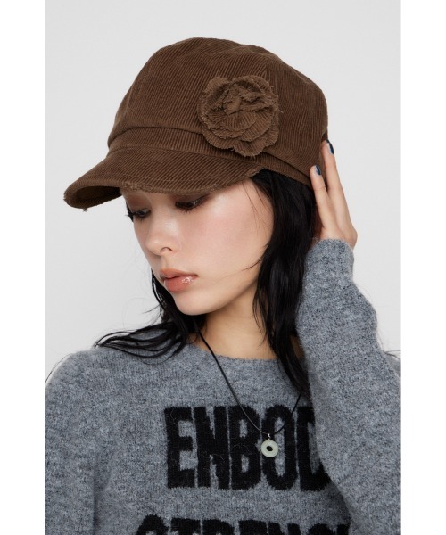 【TUITACI】EMBOSSED CORDUROY ICIRIANキャスケット LAGUA GEM（ラグアジェム） 帽子 キャスケット CORDUROY CORSAGE