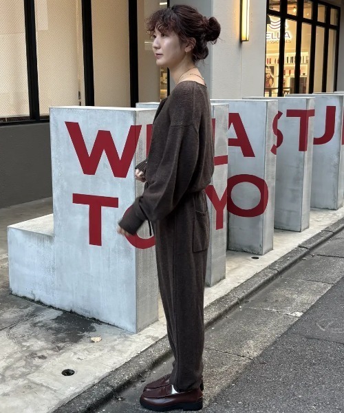 ROSE BUD（ローズバッド） オールインワン KNIT ALL IN ONE レディース