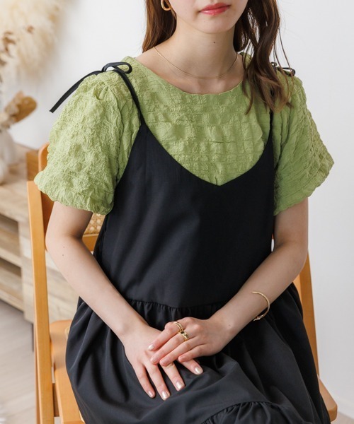 「Ada.」 キャミソールワンピース FREE ブラック レディース_画像5