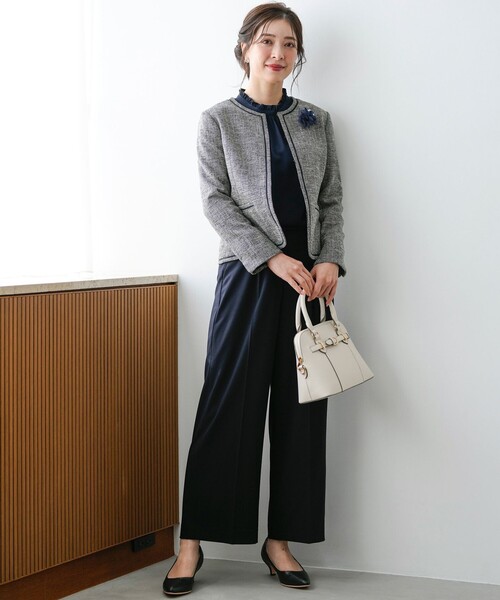 ANY SIS（エニィスィス） ジャケット ノーカラージャケット ライト