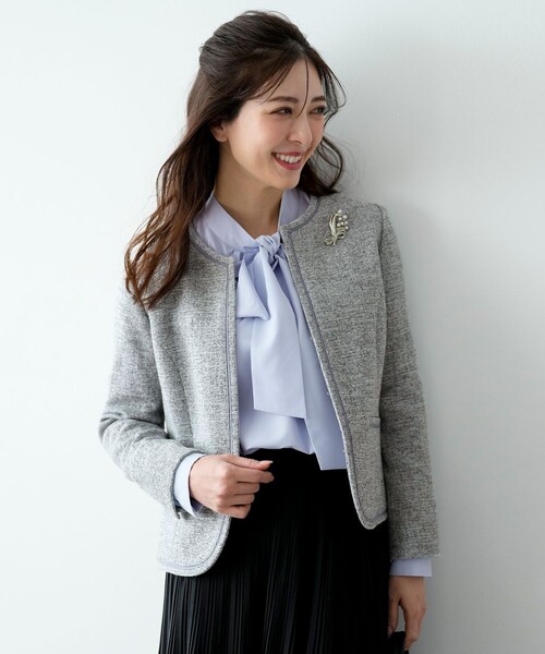 ANY SIS（エニィスィス） ジャケット ノーカラージャケット ライト