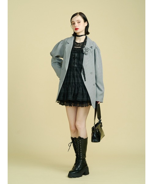 jouetie（ジュエティ） ワンピース ボリュームレースキャミワンピース