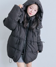 うぃすこんちわ DOWZ オリーブ ダウンジャケット セール】DENIM PUFFER JK (OLIVE)（ダウンジャケット/コート）｜WKNDRS