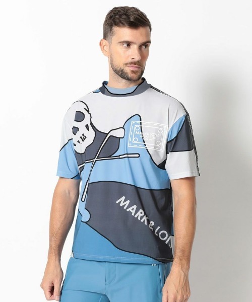 「MARK \u0026 LONA」 半袖Tシャツ 48 グレー メンズの画像