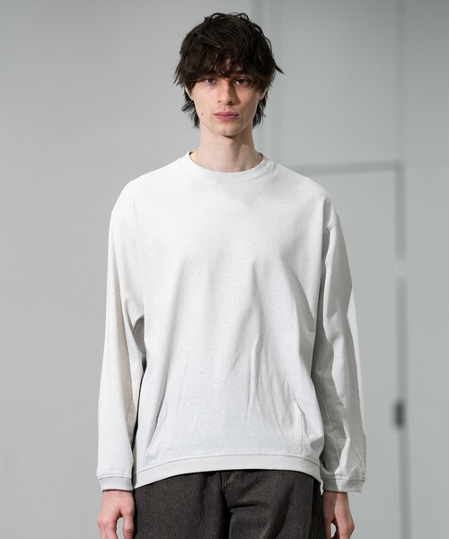 「CITY TOKYO」 長袖Tシャツ 1 ダークグレー メンズ_画像7