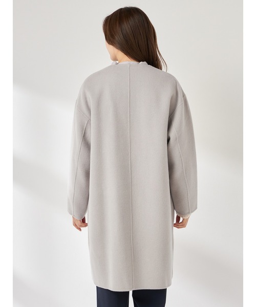 McGREGOR（マックレガー） ノーカラーコート コート Wフェイスウール