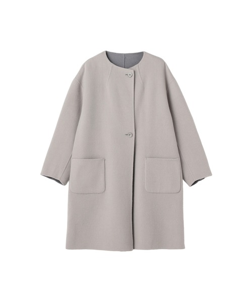 McGREGOR（マックレガー） ノーカラーコート コート Wフェイスウール