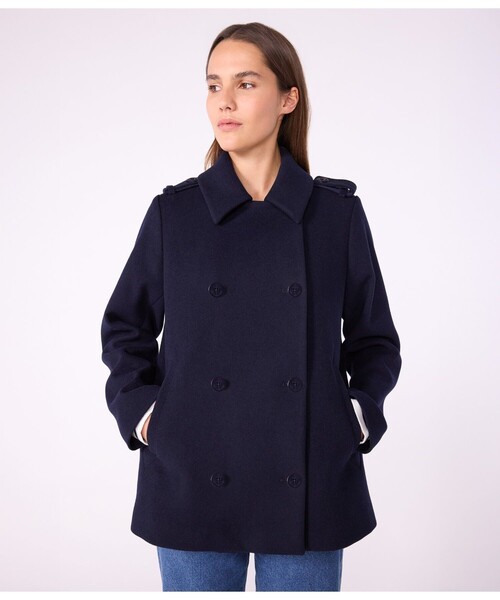 PETIT BATEAU（プチバトー） ダウンコート ダウンジャケット Pコート