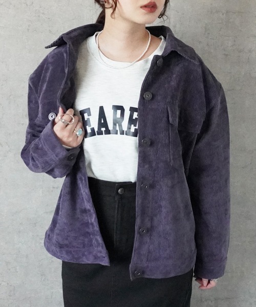 Emma（エマ） コート アウター コーデュロイジャケット レディース