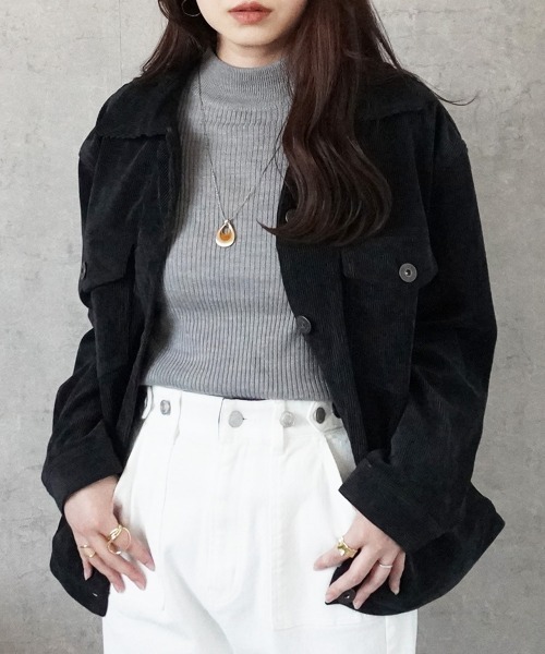 Emma（エマ） コート アウター コーデュロイジャケット レディース