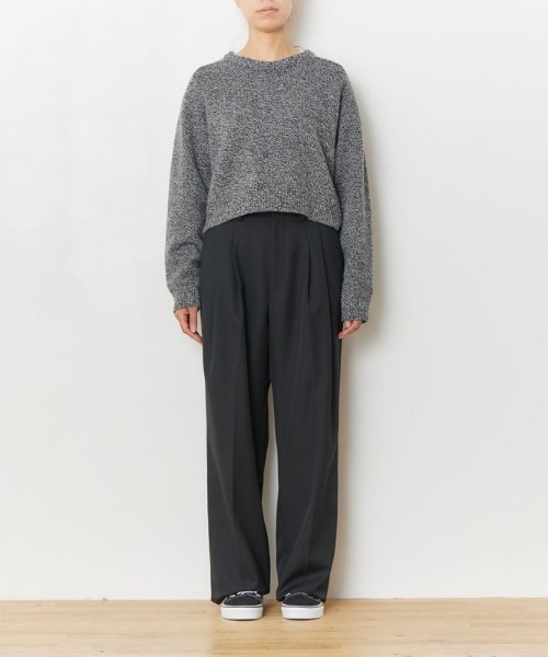 「THE SHINZONE」 長袖ニット FREE グレー レディース_画像6