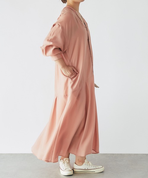 「un dix cors」 長袖ワンピース FREE ブラック レディース_画像5