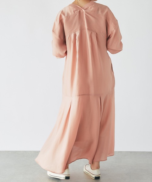 「un dix cors」 長袖ワンピース FREE ブラック レディース_画像6