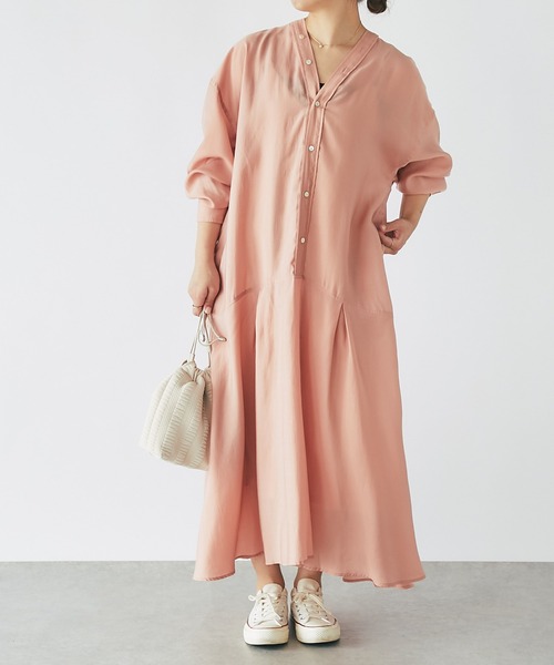 「un dix cors」 長袖ワンピース FREE ブラック レディース_画像7