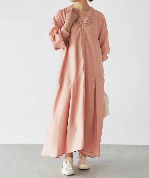 「un dix cors」 長袖ワンピース FREE ブラック レディース_画像8