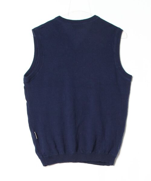 「arnold palmer timeless」 ノースリーブニット L ネイビー メンズ_画像2