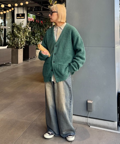 「CIAOPANIC TYPY」 ニットカーディガン MEDIUM ブラウン レディース_画像3