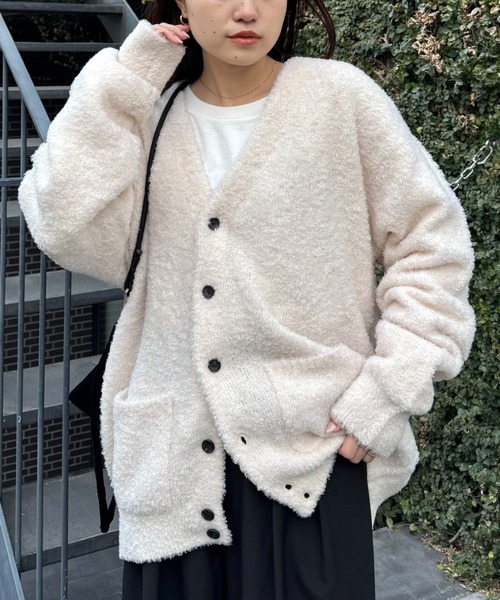 「CIAOPANIC TYPY」 ニットカーディガン MEDIUM ブラウン レディース_画像9