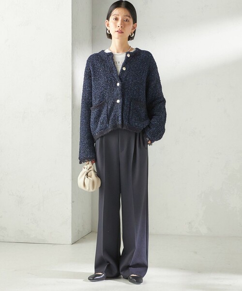 SHIPS（シップス） カーディガン 「手洗い可能」ミックスカラー ニット