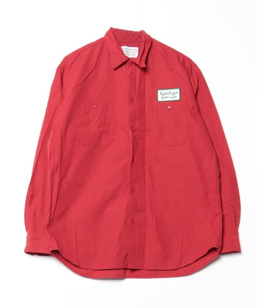 WACKO MARIA（ワコマリア） 長袖シャツ M レッド メンズ : ZOZOTOWN