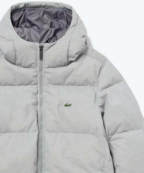 LACOSTE（ラコステ） ダウンジャケット 52 グレー メンズ : ZOZOTOWN