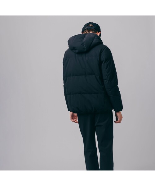 「LACOSTE」 ダウンジャケット 52 グレー メンズ_画像2