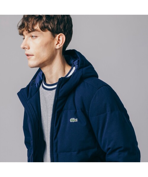 「LACOSTE」 ダウンジャケット 52 グレー メンズ_画像6