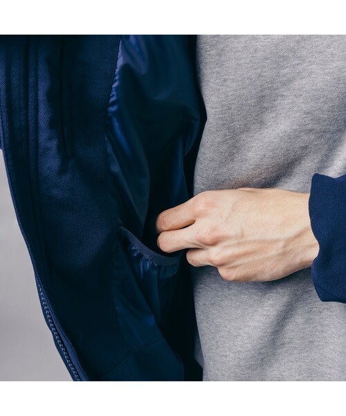 「LACOSTE」 ダウンジャケット 52 グレー メンズ_画像8