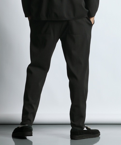 パンツ 「WEB限定アイテム」SOFT CHILL KNIT RELAX PANTS：セットアップ リラックス ニットパンツ メンズの画像