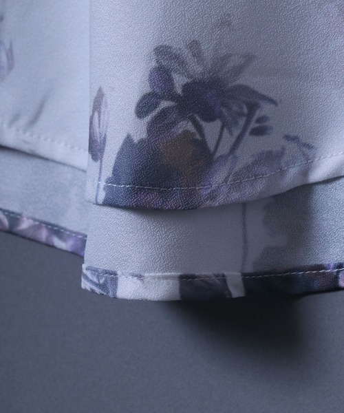 「ANPAS」 「ciao」長袖シャツ L ブルー系その他3 メンズ_画像3