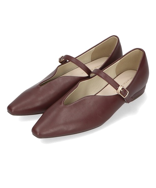 「ORiental TRaffic」 フラットパンプス 41 レッド レディース_画像9