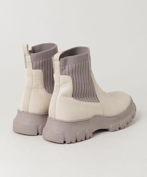 「ORiental TRaffic」 ショートブーツ LL グレー レディースの画像2