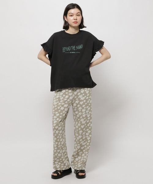 niko and…（ニコアンド） イージーパンツ FREE サックスブルー