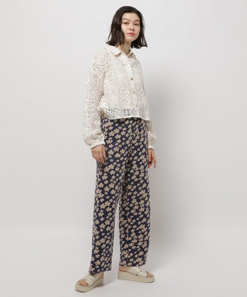 niko and…（ニコアンド） イージーパンツ FREE サックスブルー