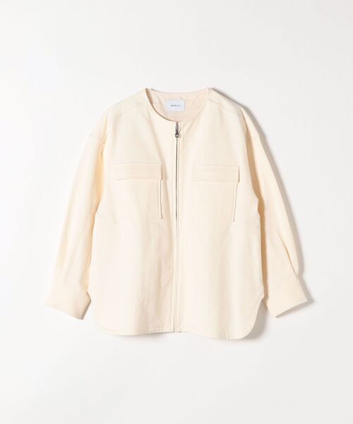 「SHIPS any」 ブルゾン ONE SIZE ネイビー レディース_画像9