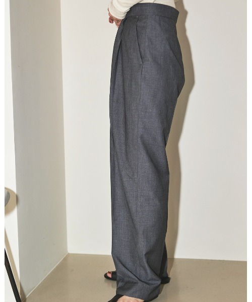 「TODAYFUL」 パンツ 36inch チャコールグレー レディース_画像7