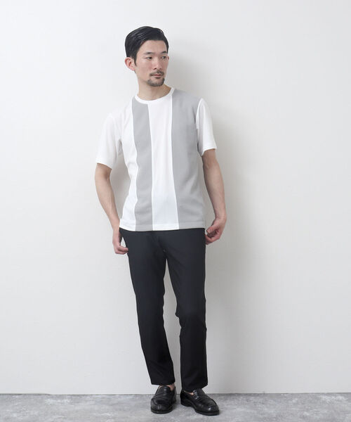 「Stutostein Nolley's」 半袖Tシャツ M ライトグレー メンズ_画像4