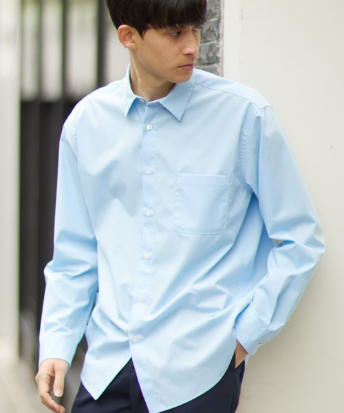 「URBAN RESEARCH ROSSO MEN」 長袖シャツ X-LARGE ライトブルー メンズ_画像6