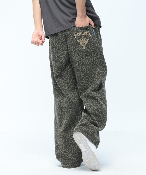 SEQUENZE ジーンズ SEQUENZ (シークエンズ) ワイドパンツ 迷彩 SEQUENZE ジーンズ SEQUENZ (シークエンズ) ワイドパンツ 迷彩