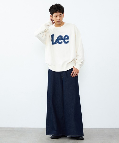 「Lee」 デニムパンツ LARGE インディゴブルー メンズ_画像4