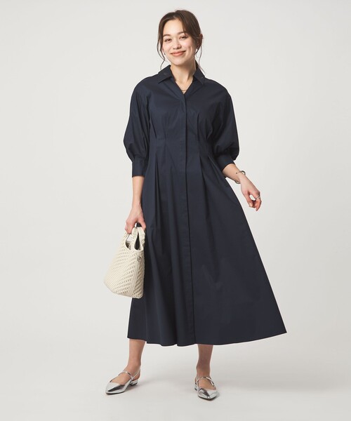 Rene 5分袖ワンピース green label relaxing（グリーンレーベルリラクシング） ワンピース