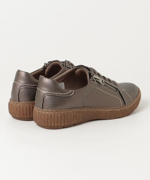 「Clarks」 ローカットスニーカー - ブラウン レディース_画像2
