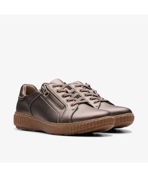 「Clarks」 ローカットスニーカー - ブラウン レディース_画像6