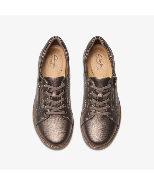 「Clarks」 ローカットスニーカー - ブラウン レディース_画像8