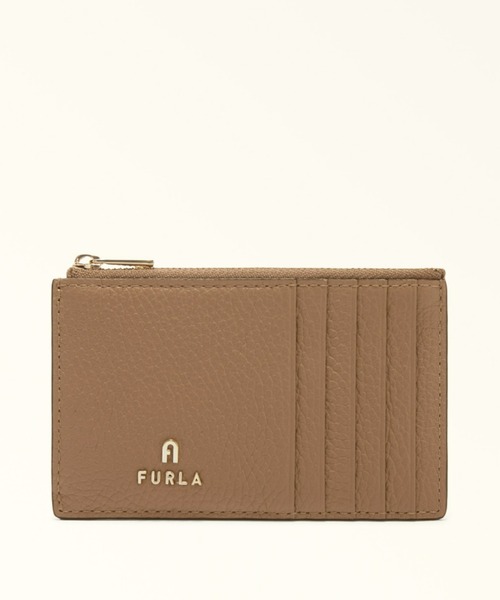 「FURLA」 カードケース ONE SIZE ブラウン レディース