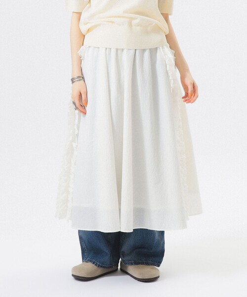 BEAMS BOY 定価1.6万 ヴィンテージ レース スカート 白 ニコタマ着回し企画】ヴィンテージレーススカートの巻〜。｜ビームス