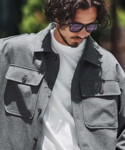 「felkod」 長袖シャツ M ブラック メンズ_画像3