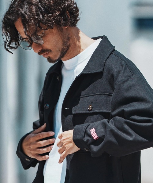 「felkod」 長袖シャツ M ブラック メンズ_画像9