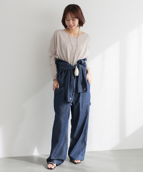 UNIVERSAL OVERALL SLOBE別注 デニムオールインワン SLOBE IENA｜UNIVERSAL OVERALL SLOBE別注 デニムオールインワン